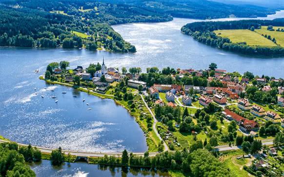 Apartman Jestrabi Lipno Černá v Pošumaví Екстериор снимка